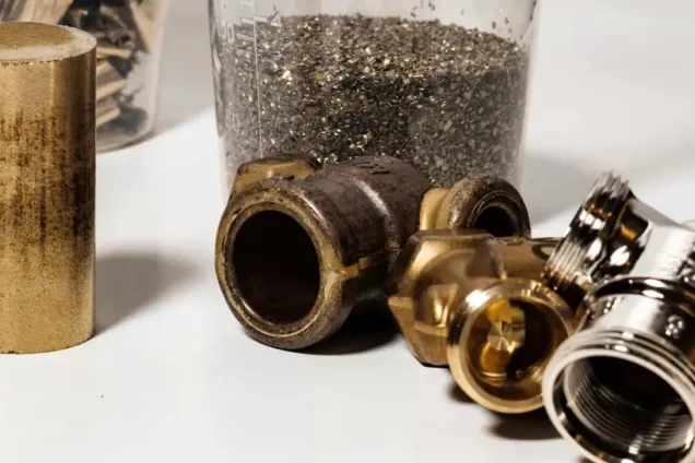 Different materials, resources and end products lying on a table. Photo.