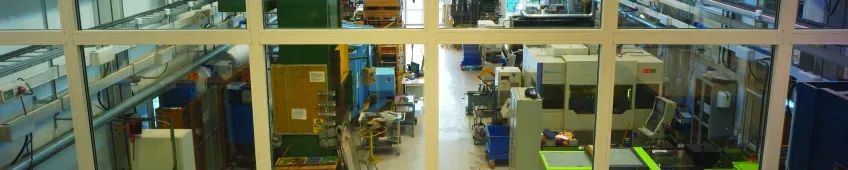 Översikt över maskinhallen. Foto.